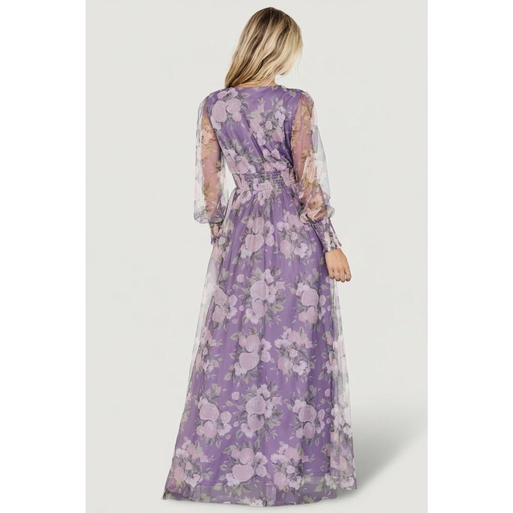 Baltic Born Dress 3XL Purple Layla‎ Tulle Floral Maxi Boho Romantic Ethereal - Picture 7 of 10
